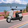 Yadi electric light motorcycle M10II-M new product huge discount 60V large battery 84KM ultra-long endurance commuter electric vehicle flagship battery vehicle Volcanic Ash