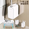 JCZS Toilet Brush Suction Cup 2026 Style Home Cleaning No Dead Angle Wall-mounted No-Punch Bathroom Gun Ash*1 Suction Cup Does Not Hurt the Wall/No Dead Angle Brush Head