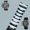 Aeteey adapts to Citizen original watch strap steel strap titanium strap light kinetic energy watch chain Air Eagle Blue Angel curved interface men's BJ2120 steel strap