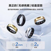 RingConn Smart Ring Sleep Respiration Monitoring Heart Rate Blood Oxygen Physiological Period Prediction Health Guidance Consultation Can Be Lower Gen 2 Matte Black No. 6 (16.50mm)