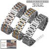 Aeteey brand original adapted CITIZEN watch strap original steel strap light kinetic energy Blue Angel Sky Eagle orange men's and women's watch chain five beads upgrade + rose gold 23mm interface width