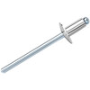 Tianzhuo Hardware national standard aluminum large cap blind rivets round head open type large head rivets large flat head automotive rivets 4*12*12 50 pcs
