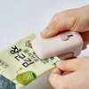 SUPOR sealing machine mini portable sealing clip household snack sealing machine tea bag sealer sealing machine plastic sealing machine hand pressure heat sealing machine snack sealing god battery style fog white practice bag + battery