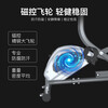 SEAN LEE Horizontal Magnetic Control Exercise Bike Home Rehabilitation Training Fitness Equipment for Middle-aged and Elderly People Aerobic Training Spinning Bike Silver Suitable for Old and Young + Rehabilitation Training