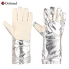 Golmud high temperature resistant gloves, aluminum foil insulation 350 degrees, thickened oven anti-scalding, flame retardant, fireproof microwave oven labor protection gloves GM581