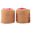 Hasdick HK-520 Beijing warehouse delivery jute rope hand-woven binding rope packaging rope diameter 10 mm 50 meters