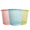 Bingyu BYrl-77 multifunctional office bathroom trash can, plastic trash can, hollow trash can paper basket, random color (10 pieces)