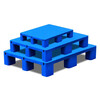 Real plastic pallet moisture-proof board warehouse pad forklift pallet pallet pallet shelf cold storage floor stacking pallet 120*120*14 nine feet