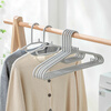 Made in Tokyo, traceless clothes hangers, plastic clothes hangers, wet and dry clothes supports, non-slip clothes hangers for student dormitories, 10 gray