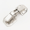Hasdick Beijing Warehouse Delivery Hole-Free Hinge Cabinet Wardrobe Hinge Frog Hinge Hydraulic Buffer Hinge With Screws HKsq-211 4 Inch with Hydraulic Buffer