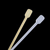 Changyin disposable coffee spoon plastic stirring stick dessert milk tea tasting spoon long handle spoon yellow / box 2000 pieces
