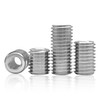 Henghu 304 stainless steel internal and external tooth nut joint conversion nut screw thread protective sleeve M2M4M5M6M10M12 braces fasteners M4*M6*10 (5 pieces)