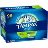 TAMPAX tampons, American long catheter type, non-sensory built-in menstrual swabs, 96 pieces, non-fluorescent, large flow, 90% of people choose it - validity period 26.3