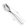 Oraldo fork and spoon integrated 304 stainless steel cute salad fork, Western food fork and spoon, instant noodle fork and spoon, long handle fork and spoon tableware, girls' model, integrated fork and spoon, small size