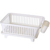 Home KATEI STORY Japanese imported kitchen dish storage rack drain bowl rack storage rack drain rack plastic household single layer large capacity small front diversion