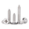 Jinggong M1-M2.6 304 stainless steel countersunk head self-tapping screws mini self-tapping screws electronic wood screws M2.2*6 (200 pieces)