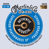 MARTIN guitar strings folk strings complete set of coated acoustic guitar strings MA550 phosphor bronze (013-056)