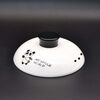 Fantasy ceramic casserole lid single lid with lid round pot lid soup pot universal soup pot accessories pure printed lid non-slip lid panda white 20cm one pack
