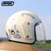 BOX HELMETS electric car battery car helmet 3c certified men and women universal cute warm autumn and winter cute safety helmet all seasons happy bear-anti-fog