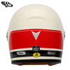 VEGA SA-71 New National Standard Retro Cruise Prince Full-face Motorcycle Helmet Men's and Women's Harley-Davidson Bluetooth Four Seasons 71 Beimei Red and Black (Free Bubble Mirror + Anti-fog Sheet) L Size