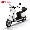 Five-star Diamond Leopard Electric Vehicle for Adults 60V20A Long Range High-Speed Electric Motorcycle 1200W Motor Little Turtle King Battery Vehicle G1 Angel White/Alloy White
