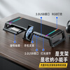 ICE COOREL Computer Monitor Height Table T1 Laptop Storage Table USB 3.0 Docking Station Cooling Game Tablet Phone Stand Foldable RGB Lighting Game Base