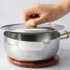 YOSHIKAWA Japan original imported Yoshikawa snow pan lid milk pot soup pot stainless steel lid 16-22cm dual use YH9499 snow pan dual use lid 20-22cm