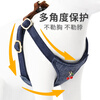 Puppytie Pet Supplies Dog Vest Style Dog Rope Dog Rope Adjustment Cute Small Dog Harness Teddy Leash Cowboy Sweetheart - Harness (Leash Not Included) XXS Code - Recommended 1-6 catties