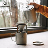 Silver Ant pure titanium hand brewed coffee pot set outdoor household drip filter titanium coffee cup long mouth thin mouth pot can be customized pure titanium double layer coffee filter