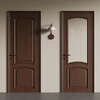 Solid wood door, bedroom door, all solid wood composite painted door, mid-century style set door, room door, interior door, high-end wooden door, solid wood composite painted door A