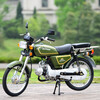 National 4 EFI 48 old model Jialingpeng JL70 straight beam four-stroke lightweight fuel-saving fuel-assisted motorcycle for the elderly green mesh wheel does not include invoice and cannot be licensed