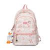 Viney schoolbag girls cute college students high school junior high school primary school students large-capacity backpack lightweight burden reduction simple computer bag travel backpack children 3-6 grades high appearance outdoor travel leisure