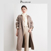 PALUOPO pure wool coat double-sided slim casual single-breasted pocket women's Korean style wool coat S 155/80A