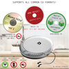 Deluxe Products Deluxe Portable CD Player 60 Seconds Anti-Bounce CD/CD-R/CD-RW Headphones/AUX Home Car DP-PCD-001-SIL Silver Silver