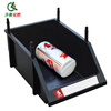 Qilu Anran anti-static parts box black F2 inclined box with column 250*150*120MM combined classification box material box component box organization and storage box