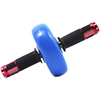 JINGGENG abdominal wheel single wheel home fitness bearing beginners abdominal training exercise abdominal curler abdominal roller abdominal muscle wheel HL15-1 blue single wheel abdominal muscle wheel