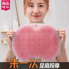 Anti-slip foot rub artifact back lazy back rub pad bath suction cup wall strong back rub shower wall foot wash pad pink 2 pack