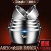 Olodo 304 stainless steel basin thickened and enlarged washbasin sieve set leaky basin egg beater and basin soup basin seasoning basin solid basin 32cm