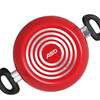 ASD non-stick pot set festive new non-stick less oil fume kitchen three-piece set pot for gas and open flame Chinese red PL03G1RWG