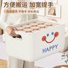 SIVASS Desktop Storage Box Drawer-type Sundries Snacks Cosmetics Organizing Box Rectangular Storage Basket Household Plastic Box Ivory White Medium 25*16*10cm Sticker Style
