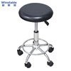 WST510 anti-static stool PU leather lifting round stool industrial workshop employee stool (caster version) needs to be installed and customized by yourself