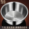 Olodo 304 stainless steel basin thickened and enlarged washbasin sieve set leaky basin egg beater and basin soup basin seasoning basin solid basin 32cm