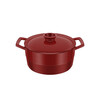 ZWILLING soup pot enamel pot dragon cast iron pot stew pot soup pot stewing stew home restaurant kitchen antique red 22cm