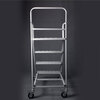 Bingyu BYaf-47 Aerial Vehicle Aerial Ladder Warehouse Supermarket Mobile Platform Ladder Pickup Ladder 1 meter four-step ladder can be customized