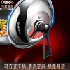 Olodo German stainless steel pot lid household wok lid visible pot lid heightened pot lid high arch pot lid steamer lid universal 32cm upright long handle pot lid visible