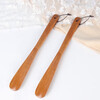 TaTanice shoehorn solid wood long handle shoehorn shoe puller birthday gift for the elderly to put on shoes without bending over to lift the shoe