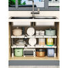 Camellia Valley Kitchen Retractable Under-Sink Storage Rack Cabinet Layered Rack Kitchen Cabinet Storage Multi-Function Pot Rack Storage Rack Retractable Under-Sink Storage Rack - Stainless Steel Single Layer