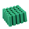 Construction green plastic expansion tube 6mm self-tapping screw rubber plug wall plug expansion plug 6cm rubber granules plastic expansion glue plug M6 6mm 25 pieces per set