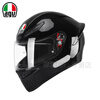 AGV K1 S helmet motorcycle motorcycle full-face wide-angle ventilated all-season lightweight cycling and running helmet for men and women new 3C certification shipped from Jingdong warehouse BLACK bright black L (57-58 head circumference recommended)