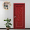 Oak solid wood door bedroom door walnut wood door interior door painted door new Chinese style room set door customization rubber wood solid wood painted door 2 styles